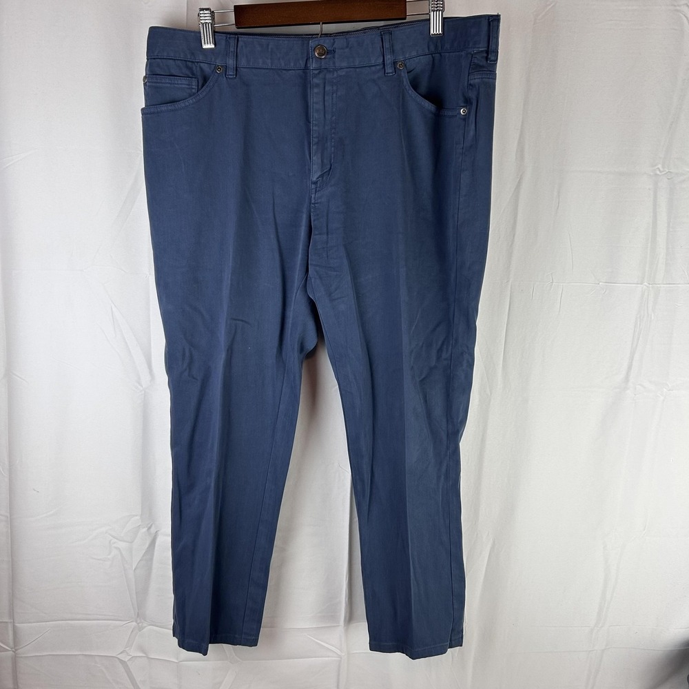 Peter Millar Chino Pants Mens 38x26 Blue 5-Pocket Twill Straight Leg Casual